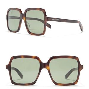 Saint Laurent 56mm Oversized Square Sunglasses